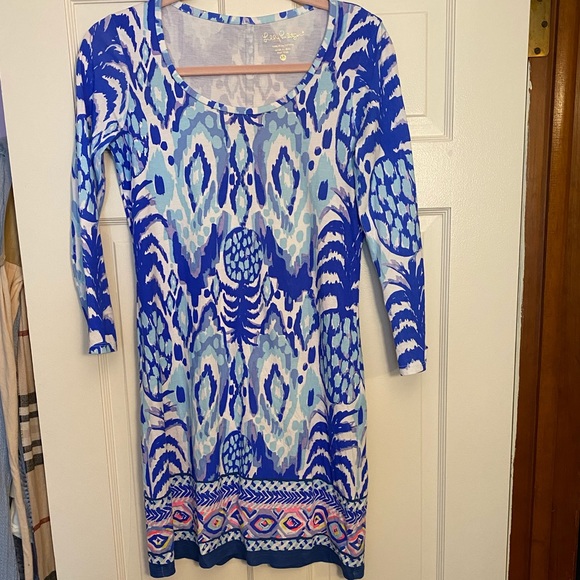 Lilly Pulitzer T-Shirt Dress with Sleeves size xs - Picture 3 of 7